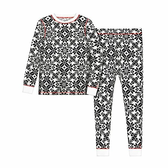 Toddler Girls Cuddl Duds® Thermal 2-Piece Baselayer Set Isle 5 Toddler Girls Cuddl Duds® Thermal 2-Piece Baselayer Set Isle - Image 5