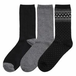 Women's Cuddl Duds® 3-Pack Plushfill* Midweight Boarder Fair Isle & Twisted Stitch Crew Socks Ivory 10 Women's Cuddl Duds® 3-Pack Plushfill* Midweight Boarder Fair Isle & Twisted Stitch Crew Socks Ivory -Cuddl Duds shop unnamed file 1613