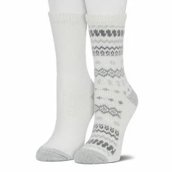 Women's Cuddl Duds® 2-Pack Plushfill* Geometric Fair Isle & Solid Crew Socks Zinfandel 3 Women's Cuddl Duds® 2-Pack Plushfill* Geometric Fair Isle & Solid Crew Socks Zinfandel -Cuddl Duds shop unnamed file 1620