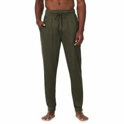 Men's Cuddl Duds® Far-Infrared Enhance Banded Bottom Pajama Pants Olive -Cuddl Duds shop unnamed file 1626
