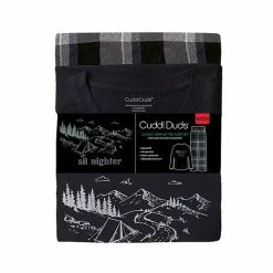 Mens Cuddl Duds Men's Cuddl Duds® Graphic Tee Classic Pajama Set Eat Sleep Game -Cuddl Duds shop unnamed file 1643