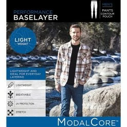 Men's Cuddl Duds® Lightweight ModalCore Performance Baselayer Pants Black 2 Men's Cuddl Duds® Lightweight ModalCore Performance Baselayer Pants Black -Cuddl Duds shop unnamed file 1715