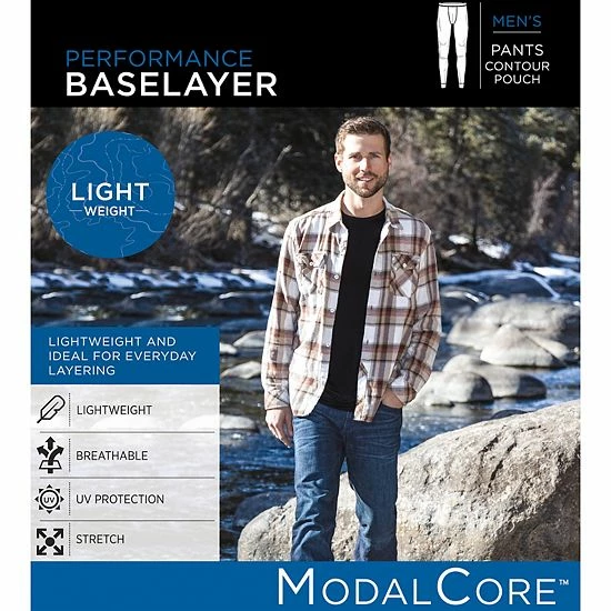 Men's Cuddl Duds® Lightweight ModalCore Performance Baselayer Pants Black Men's Cuddl Duds® Lightweight ModalCore Performance Baselayer Pants Black -Cuddl Duds shop unnamed file 1715