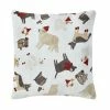 Cuddl Duds® Cozy Soft Dogs Printed Plush Throw Pillow