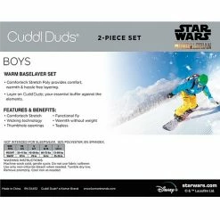 Boys Cuddl Duds Mandolorian The Child Stretch 2-piece Base Layer Set -Cuddl Duds shop unnamed file 1770