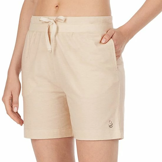 Women's Cuddl Duds® Pajamas: Essentials Pajama Sleep Shorts Blue Heather 1 Women's Cuddl Duds® Pajamas: Essentials Pajama Sleep Shorts Blue Heather