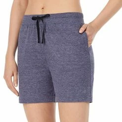 Women's Cuddl Duds® Pajamas: Essentials Pajama Sleep Shorts Blue Heather 17 Women's Cuddl Duds® Pajamas: Essentials Pajama Sleep Shorts Blue Heather -Cuddl Duds shop unnamed file 1783