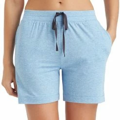 Women's Cuddl Duds® Pajamas: Essentials Pajama Sleep Shorts Blue Heather 21 Women's Cuddl Duds® Pajamas: Essentials Pajama Sleep Shorts Blue Heather -Cuddl Duds shop unnamed file 1787