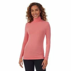 Women's Cuddl Duds® Softwear With Stretch Long Sleeve Turtleneck Charcoal Heather -Cuddl Duds shop unnamed file 180