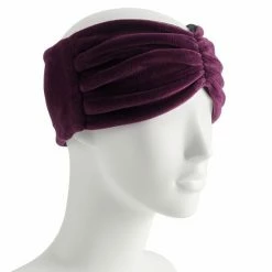 Women's Cuddl Duds® Velour Ruched Headband Black -Cuddl Duds shop unnamed file 1826