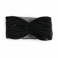 Women's Cuddl Duds® Velour Ruched Headband Black -Cuddl Duds shop unnamed file 1828