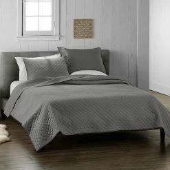 Cuddl Duds® Solid Flannel Quilt Set With Shams Sage 8 Cuddl Duds® Solid Flannel Quilt Set With Shams Sage -Cuddl Duds shop unnamed file 1834