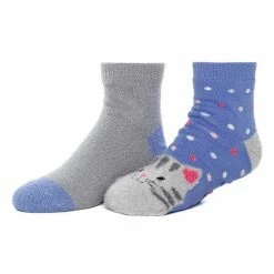 Girls Cuddl Duds 2-Pack Plushfill Cozy Slipper Socks With Grippers Light Gray 10 Girls Cuddl Duds 2-Pack Plushfill Cozy Slipper Socks With Grippers Light Gray -Cuddl Duds shop unnamed file 1847