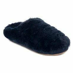 Women's Cuddl Duds® Faux Fur Puff Clog Slipper With TPR Cup Sole Black -Cuddl Duds shop unnamed file 1870