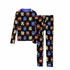 Boys 6-18 Cuddl Duds® Sega Sonic Top & Bottoms Base Layer Set