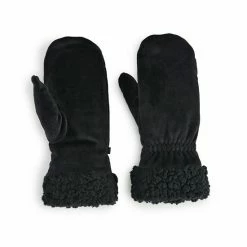 Women's Cuddl Duds® Sherpa Cuff Velour Mittens Blackberry 10 Women's Cuddl Duds® Sherpa Cuff Velour Mittens Blackberry -Cuddl Duds shop unnamed file 1887