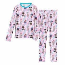 Cuddl Duds Girls 7-16 LOL Surprise Stretch 2-Piece Base Layer Set