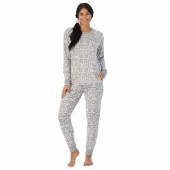 Women's Cuddl Duds 3-pc. Knit Long Sleeve Pajama Top, Banded Bottom Pajama Pants & Scrunchie Set Red Flake Fairisle 21 Women's Cuddl Duds 3-pc. Knit Long Sleeve Pajama Top, Banded Bottom Pajama Pants & Scrunchie Set Red Flake Fairisle -Cuddl Duds shop unnamed file 192
