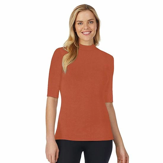 Women's Cuddl Duds® Softwear with Stretch Elbow Sleeve Mockneck Top Charcoal Heather Women's Cuddl Duds® Softwear With Stretch Elbow Sleeve Mockneck Top Charcoal Heather -Cuddl Duds shop unnamed file 1942