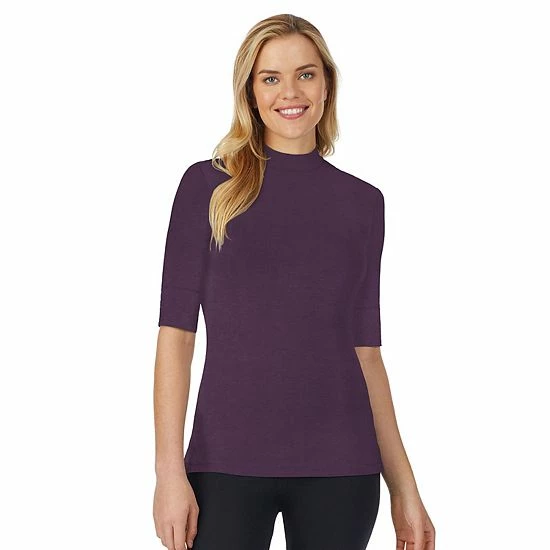 Women's Cuddl Duds® Softwear with Stretch Elbow Sleeve Mockneck Top Charcoal Heather Women's Cuddl Duds® Softwear With Stretch Elbow Sleeve Mockneck Top Charcoal Heather -Cuddl Duds shop unnamed file 1945