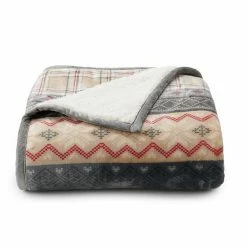 Cuddl Duds® Plush To Sherpa Throw Gray And White Buff -Cuddl Duds shop unnamed file 199