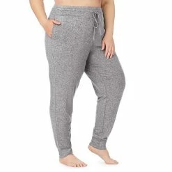 Plus Size Cuddl Duds® Soft Knit Joggers Dark Charcoal 7 Plus Size Cuddl Duds® Soft Knit Joggers Dark Charcoal -Cuddl Duds shop unnamed file 1993