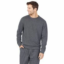 Big & Tall Cuddl Duds® Essentials Sleep Top Gray Heather