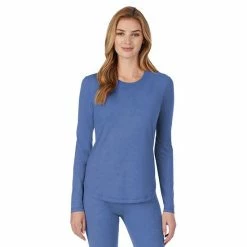 Women's Cuddl Duds® Under Scrubs Crewneck Top Ceil