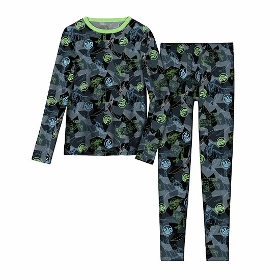 Boys 4-18 Cuddl Duds Jurassic Park Stretch 2-Piece Base Layer Set 1 Boys 4-18 Cuddl Duds Jurassic Park Stretch 2-Piece Base Layer Set