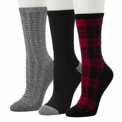 Women's Cuddl Duds® 3-Pack Plushfill* Midweight Plaid & Scalloped Textured Crew Socks Ivory 9 Women's Cuddl Duds® 3-Pack Plushfill* Midweight Plaid & Scalloped Textured Crew Socks Ivory -Cuddl Duds shop unnamed file 2053
