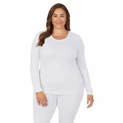 Plus Size Cuddl Duds® Under Scrubs Crewneck Top Cameo Pink -Cuddl Duds shop unnamed file 2062