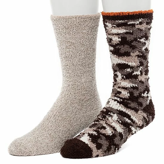 Men's ClimateSmart by Cuddl Duds 2-Pack Camo Super Soft Cozy Crew Socks Black Men's ClimateSmart By Cuddl Duds 2-Pack Camo Super Soft Cozy Crew Socks Black -Cuddl Duds shop unnamed file 2103