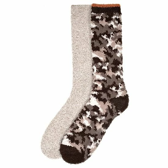 Men's ClimateSmart by Cuddl Duds 2-Pack Camo Super Soft Cozy Crew Socks Black Men's ClimateSmart By Cuddl Duds 2-Pack Camo Super Soft Cozy Crew Socks Black -Cuddl Duds shop unnamed file 2104