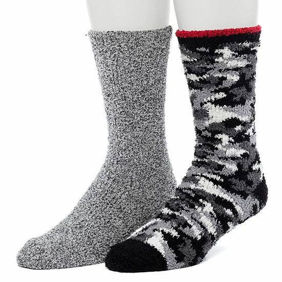 Men's ClimateSmart by Cuddl Duds 2-Pack Camo Super Soft Cozy Crew Socks Black Men's ClimateSmart By Cuddl Duds 2-Pack Camo Super Soft Cozy Crew Socks Black -Cuddl Duds shop unnamed file 2106
