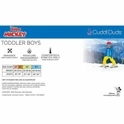 Disney's Mickey Mouse Toddler Boy Baselayer Set By Cuddl Duds® 2 Disney's Mickey Mouse Toddler Boy Baselayer Set By Cuddl Duds® -Cuddl Duds shop unnamed file 2118