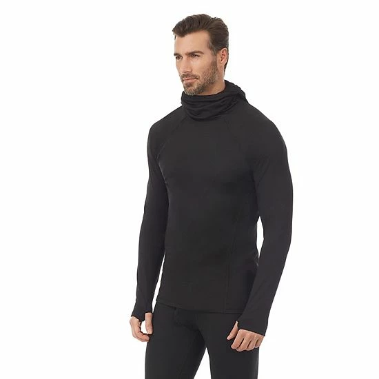 Men's Cuddl Duds® Heavyweight ArctiCore Performance Baselayer Balaclava Top 2 Men's Cuddl Duds® Heavyweight ArctiCore Performance Baselayer Balaclava Top - Image 2
