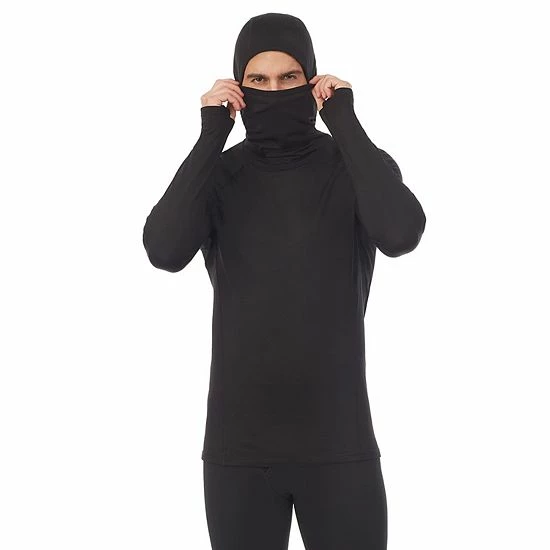 Men's Cuddl Duds® Heavyweight ArctiCore Performance Baselayer Balaclava Top 5 Men's Cuddl Duds® Heavyweight ArctiCore Performance Baselayer Balaclava Top - Image 5