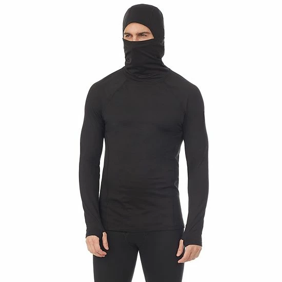 Men's Cuddl Duds® Heavyweight ArctiCore Performance Baselayer Balaclava Top 6 Men's Cuddl Duds® Heavyweight ArctiCore Performance Baselayer Balaclava Top - Image 6
