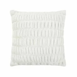Cuddl Duds Cozy Soft Solid Faux Fur Throw Pillow