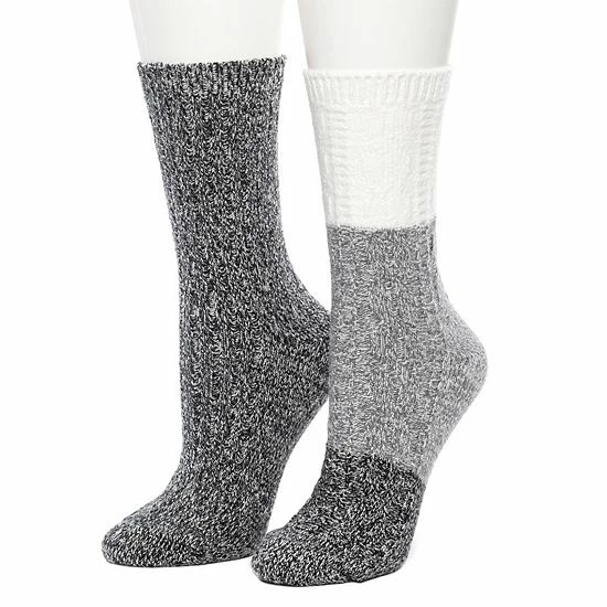 Women's Cuddl Duds 2 Pair Pack Colorblock Cable Rib Crew Socks Nostalgia Rose Women's Cuddl Duds 2 Pair Pack Colorblock Cable Rib Crew Socks Nostalgia Rose -Cuddl Duds shop unnamed file 2156