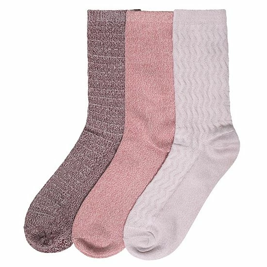 Women's Cuddl Duds 3 Pair Pack Zig Zag Twist Textured Mid Weight Crew Socks Marshmallow Women's Cuddl Duds 3 Pair Pack Zig Zag Twist Textured Mid Weight Crew Socks Marshmallow -Cuddl Duds shop unnamed file 2158