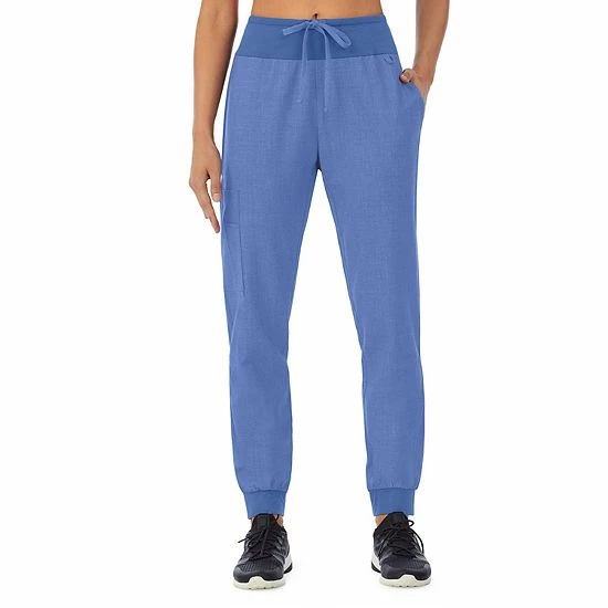 Petite Cuddl Duds® Scrubs Jogger Pants With 3 Pockets Ceil Heather 7 Petite Cuddl Duds® Scrubs Jogger Pants With 3 Pockets Ceil Heather - Image 7