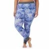 Plus Size Cuddl Duds® Stretch Thermal Leggings Grey Multi Fairisle