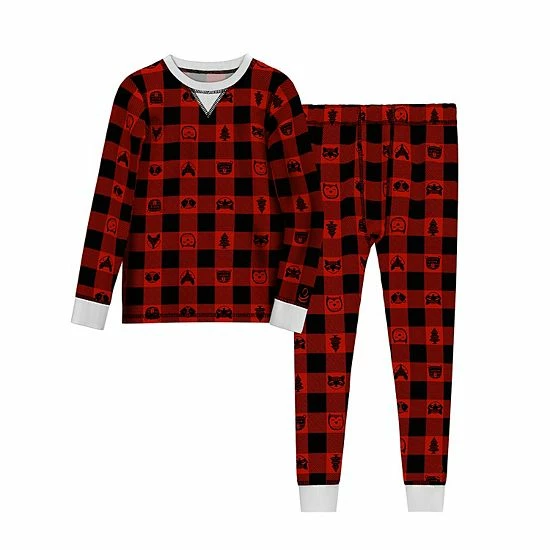 Toddler Boys Cuddl Duds® Buffalo Check Animals Thermal 2-Piece Base Layer Set 1 Toddler Boys Cuddl Duds® Buffalo Check Animals Thermal 2-Piece Base Layer Set