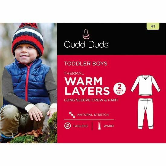 Toddler Boys Cuddl Duds® Buffalo Check Animals Thermal 2-Piece Base Layer Set 2 Toddler Boys Cuddl Duds® Buffalo Check Animals Thermal 2-Piece Base Layer Set - Image 2