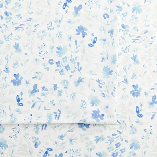 Cuddl Duds® Microfiber Sheet Set With Pillowcases Blue Lodge 1 Cuddl Duds® Microfiber Sheet Set With Pillowcases Blue Lodge