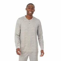 Men's Cuddl Duds® Far-Infrared Enhance Pajama Henley Navy -Cuddl Duds shop unnamed file 2268