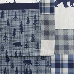 Cuddl Duds® Microfiber Sheet Set With Pillowcases Blue Lodge 26 Cuddl Duds® Microfiber Sheet Set With Pillowcases Blue Lodge -Cuddl Duds shop unnamed file 228