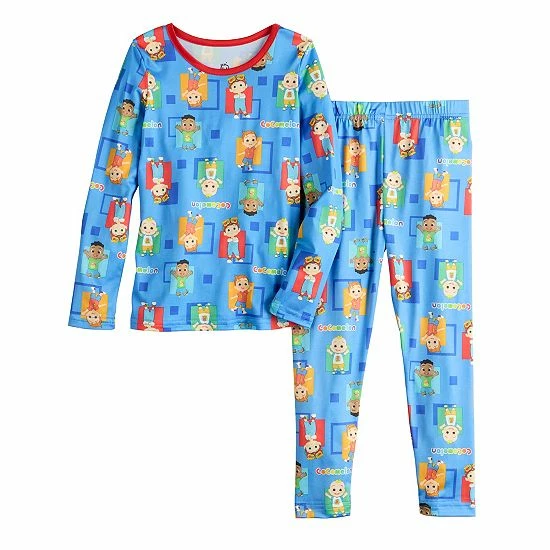 Toddler Boy Cuddl Duds® CoComelon 2 Piece Base Layer Set 1 Toddler Boy Cuddl Duds® CoComelon 2 Piece Base Layer Set