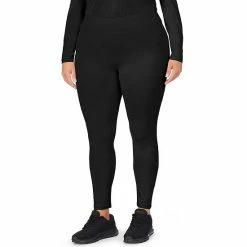Plus Size Cuddl Duds® Under Scrubs Leggings Black 4 Plus Size Cuddl Duds® Under Scrubs Leggings Black -Cuddl Duds shop unnamed file 2290